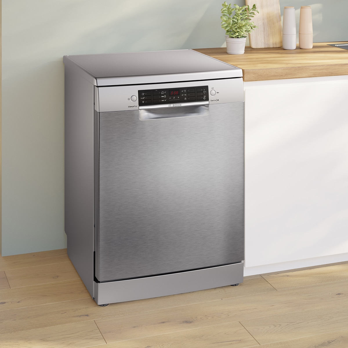 Lavavajillas Bosch 13 servicios, 60 cm - SMS46KI01E Acero Inox-10