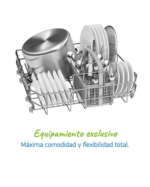 Lavavajillas Balay 12 servicios, 60 cm, Pausa+carga - 3VS506BP Blanco-5