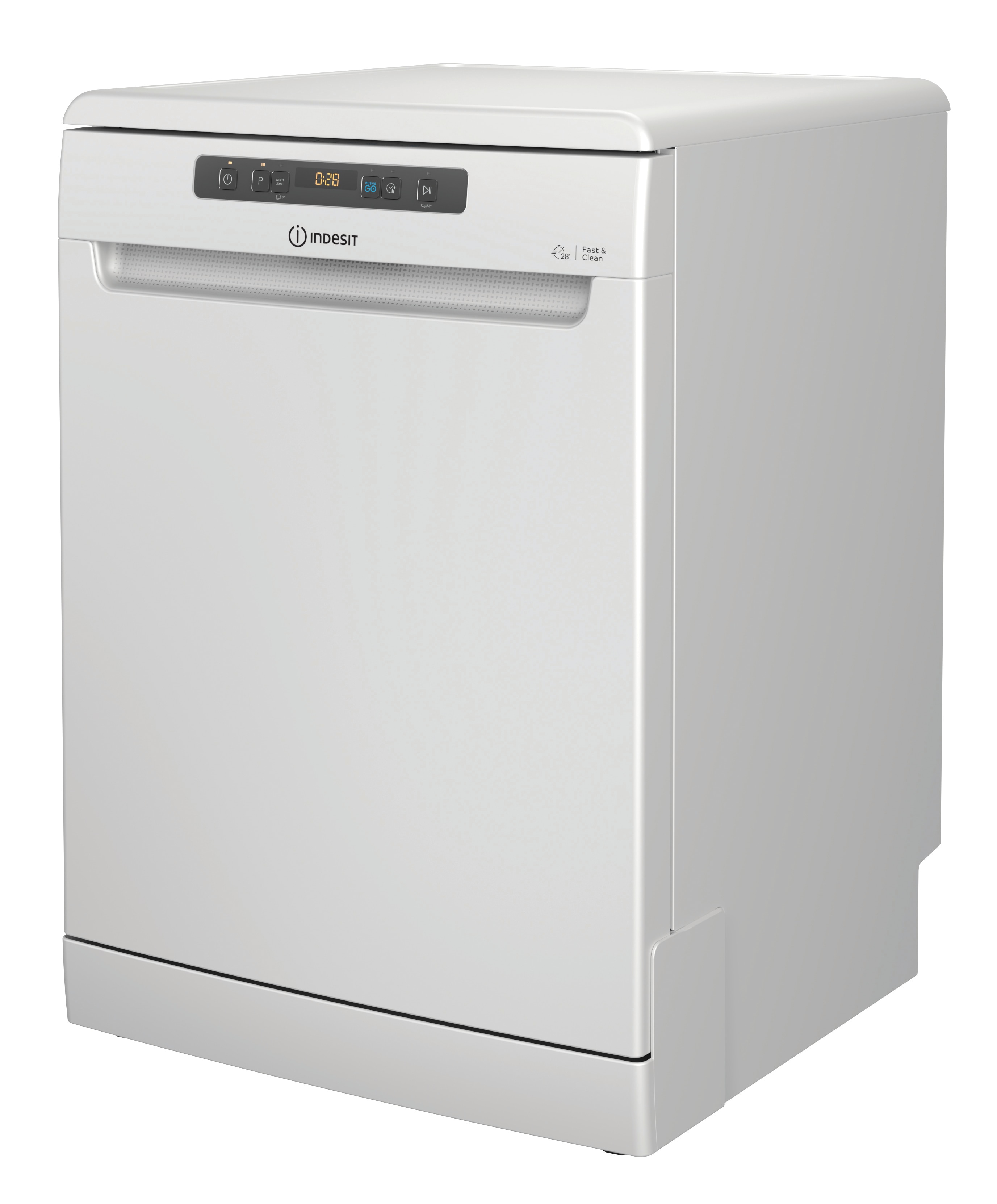 Lavavajillas Indesit 14 servicios, Bandeja Cubiertos, 60 cm - DFO 3T133 A F Blanco-7