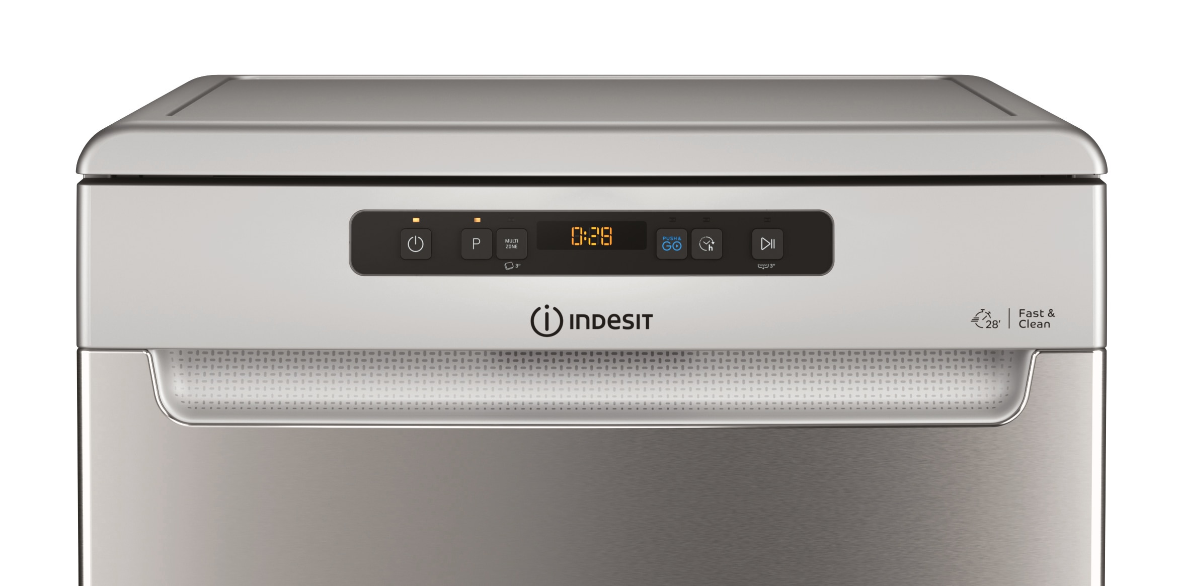 Lavavajillas Indesit 14 servicios, Bandeja Cubiertos, 60 cm - DFO 3T133 A F X Inox-8