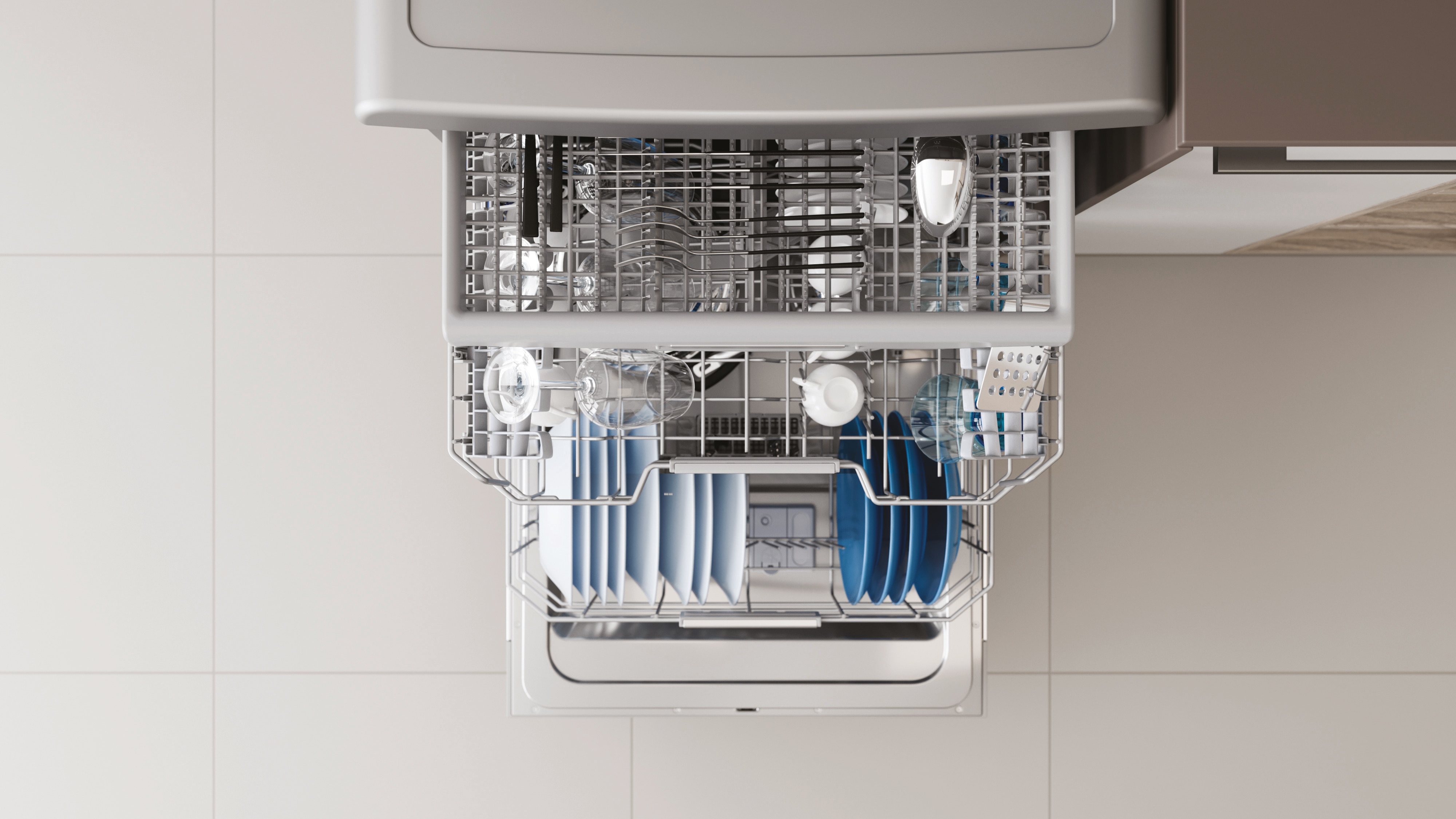 Lavavajillas Indesit 14 servicios, Bandeja Cubiertos, 60 cm - DFO 3T133 A F X Inox-17