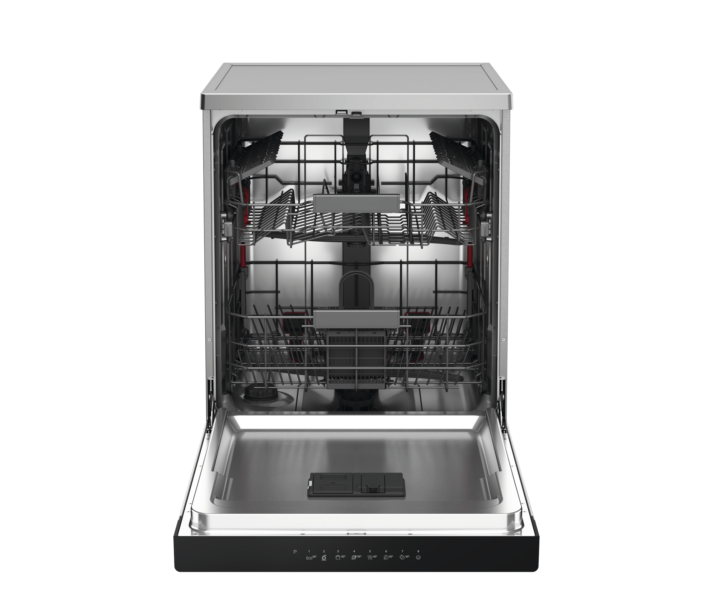 Lavavajillas Whirlpool 14 servicios, 8 programas, 60 cm - WFC 3C42 P X Inox-5