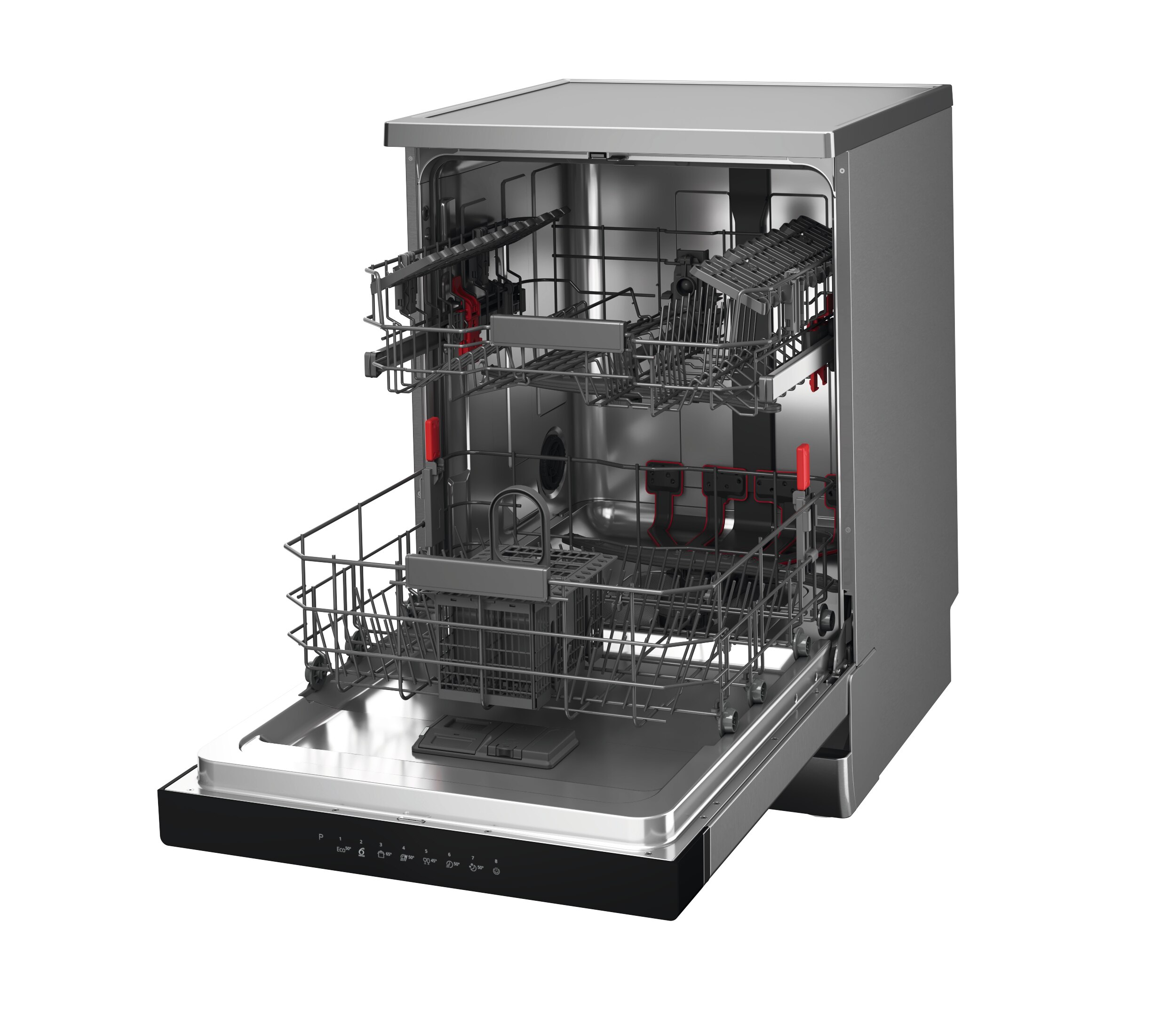 Lavavajillas Whirlpool 14 servicios, 8 programas, 60 cm - WFC 3C42 P X Inox-6