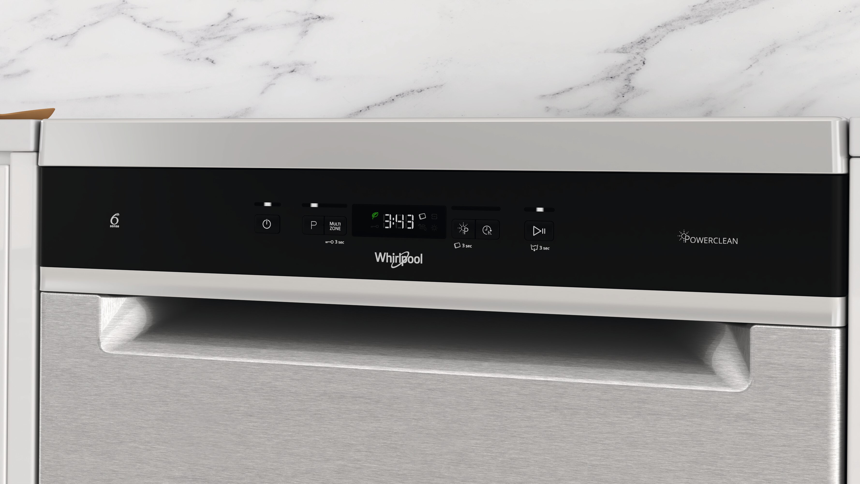 Lavavajillas Whirlpool 14 servicios, 8 programas, 60 cm - WFC 3C42 P X Inox-11