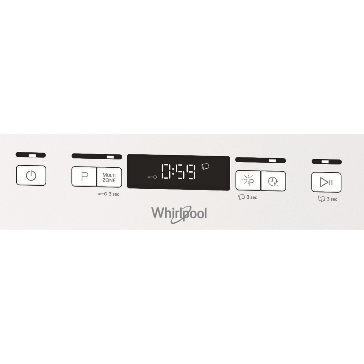 Lavavajillas Whirlpool 14 servicios, 8 programas, 60 cm - WFC 3C42 P Blanco-3