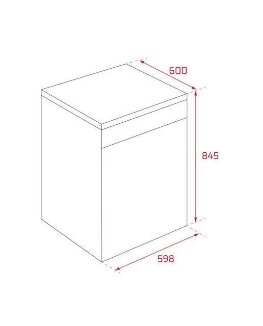 Lavavajillas Teka 14 servicios, Media carga, 60 cm - DFS 46750 SS Inox-2