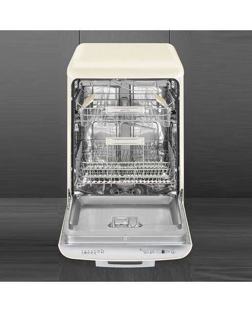 Imagen 4 de Lavavajillas Smeg 13 servicios, 60 cm - LVFABCR3 - Crema Crema
