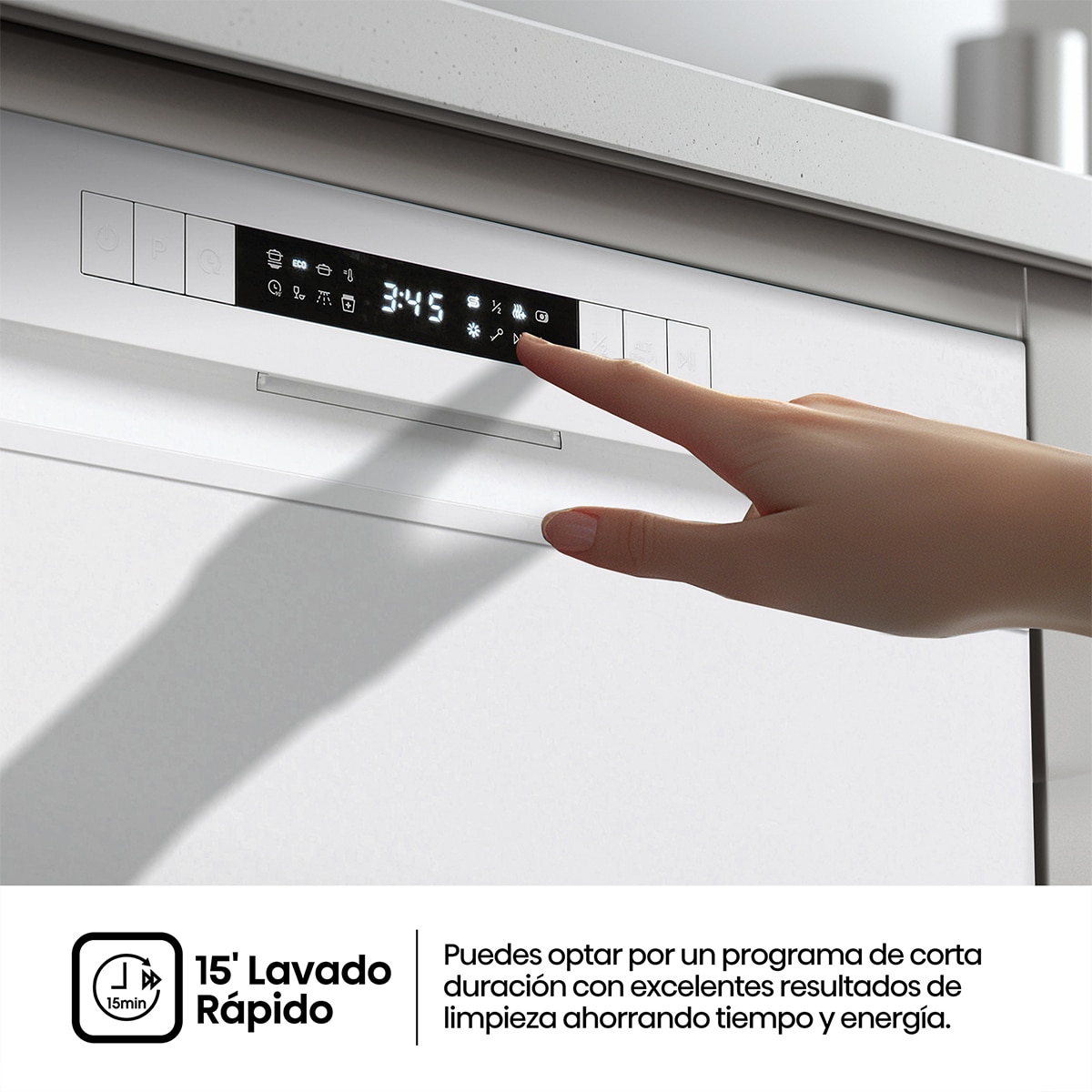 Lavavajillas Hisense 13 servicios, 7 programas, 60 cm - HS622E10W Blanco-6