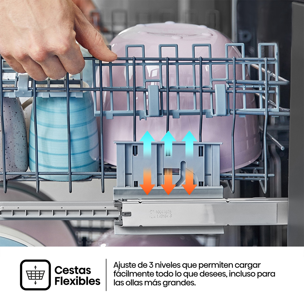 Lavavajillas Hisense 13 servicios, 7 programas, 60 cm - HS622E10W Blanco-8