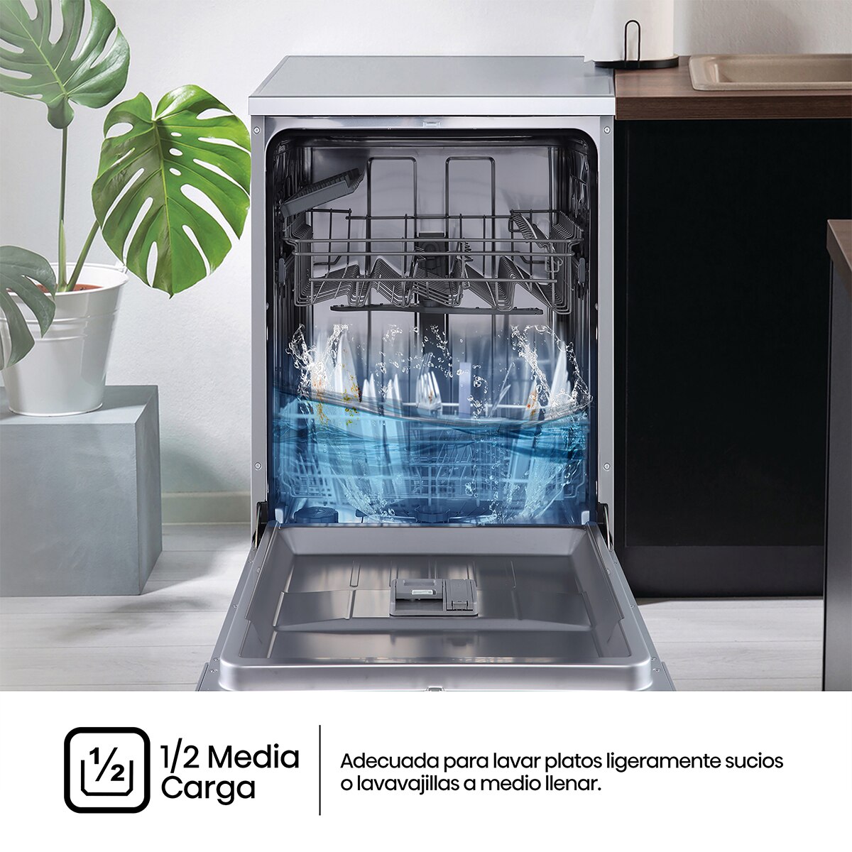 Thumbnail 3 de Hisense HS622E10X lavavajillas 13 servicios, 60 cm