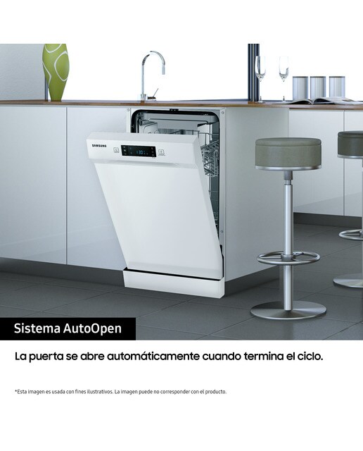 Lavavajillas Samsung 14 servicios, Bandeja Cubiertos, 60 cm - DW60A6092FW/EF - Blanco Blanco-4