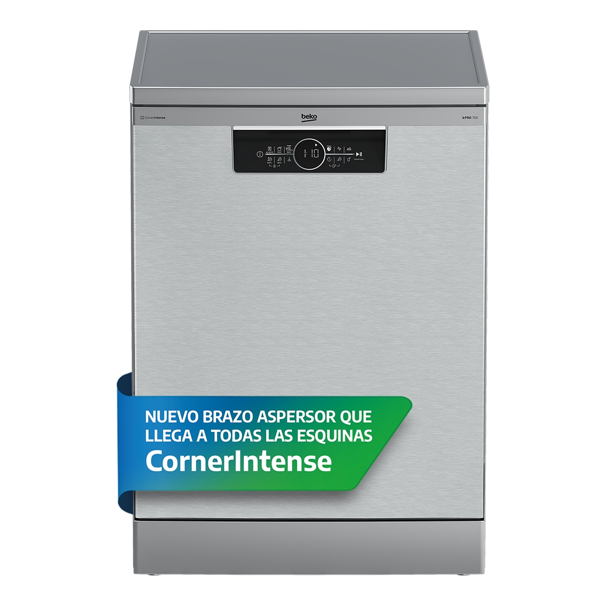 Lavavajillas Beko 16 servicios, 60 cm, bandeja cubiertos - BDFN36650XC Inox-2