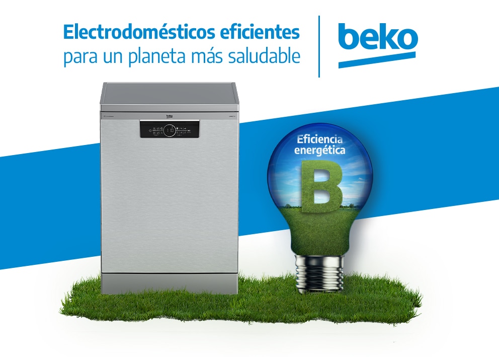 Lavavajillas Beko 16 servicios, 60 cm, bandeja cubiertos - BDFN36650XC Inox-8