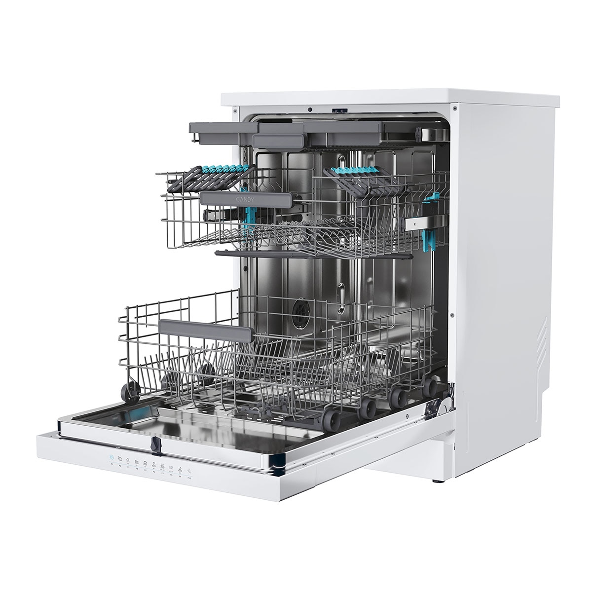 Lavavajillas Candy 16 servicios, 60 cm con WIFI Rapido' - CF 6B2S3PSW Blanco-6