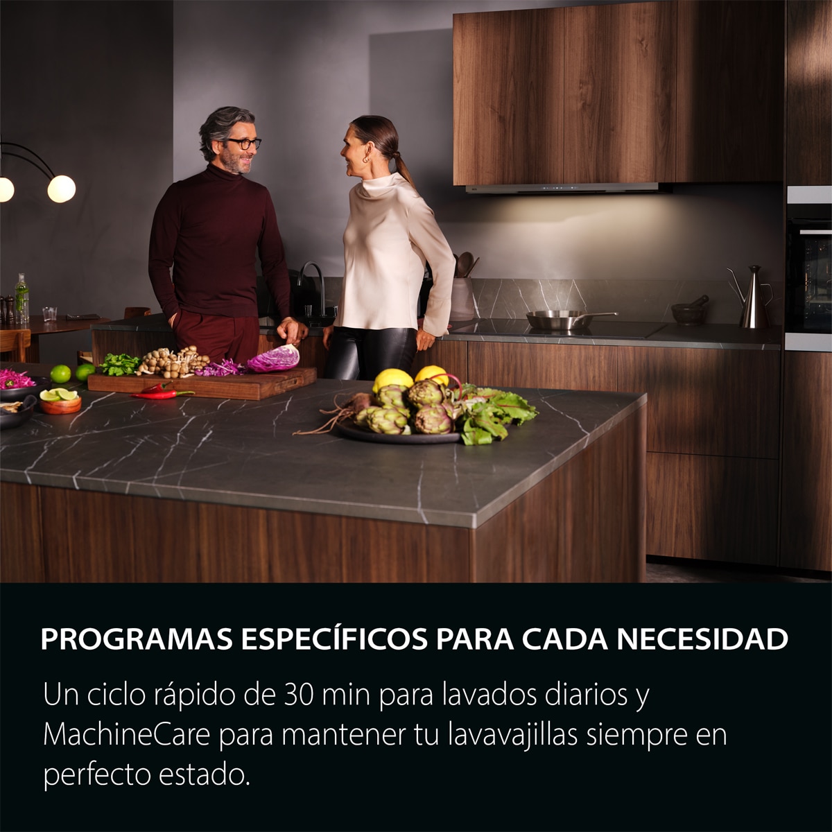 Lavavajillas AEG 13 servicios, 60 cm - FFB64627ZM Inox-9