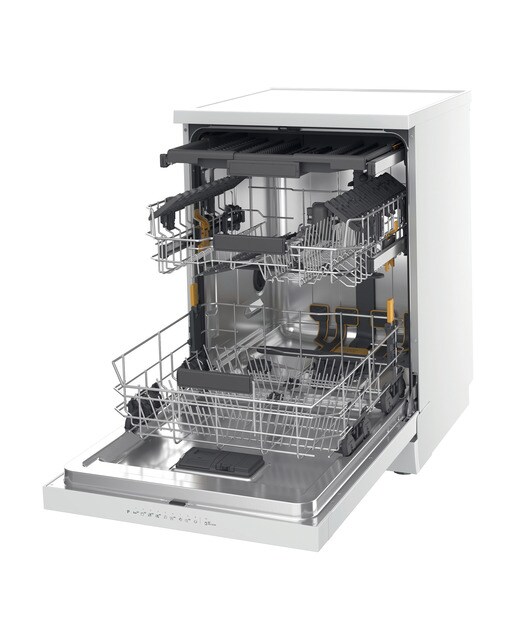 Máquina de Lavar Loiça Whirlpool W7F HP33 A de 15 Conjuntos, 3º Cesto e de 60 cm - Branco Branco-4