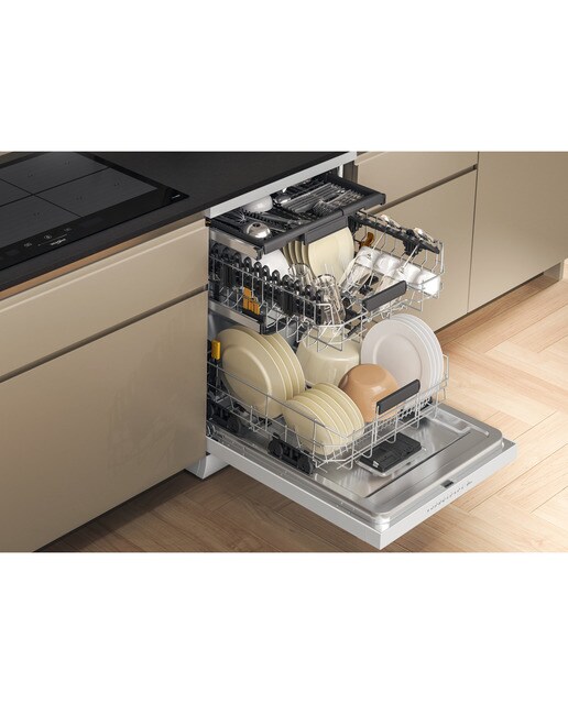 Máquina de Lavar Loiça Whirlpool W7F HP33 A de 15 Conjuntos, 3º Cesto e de 60 cm - Branco Branco-7
