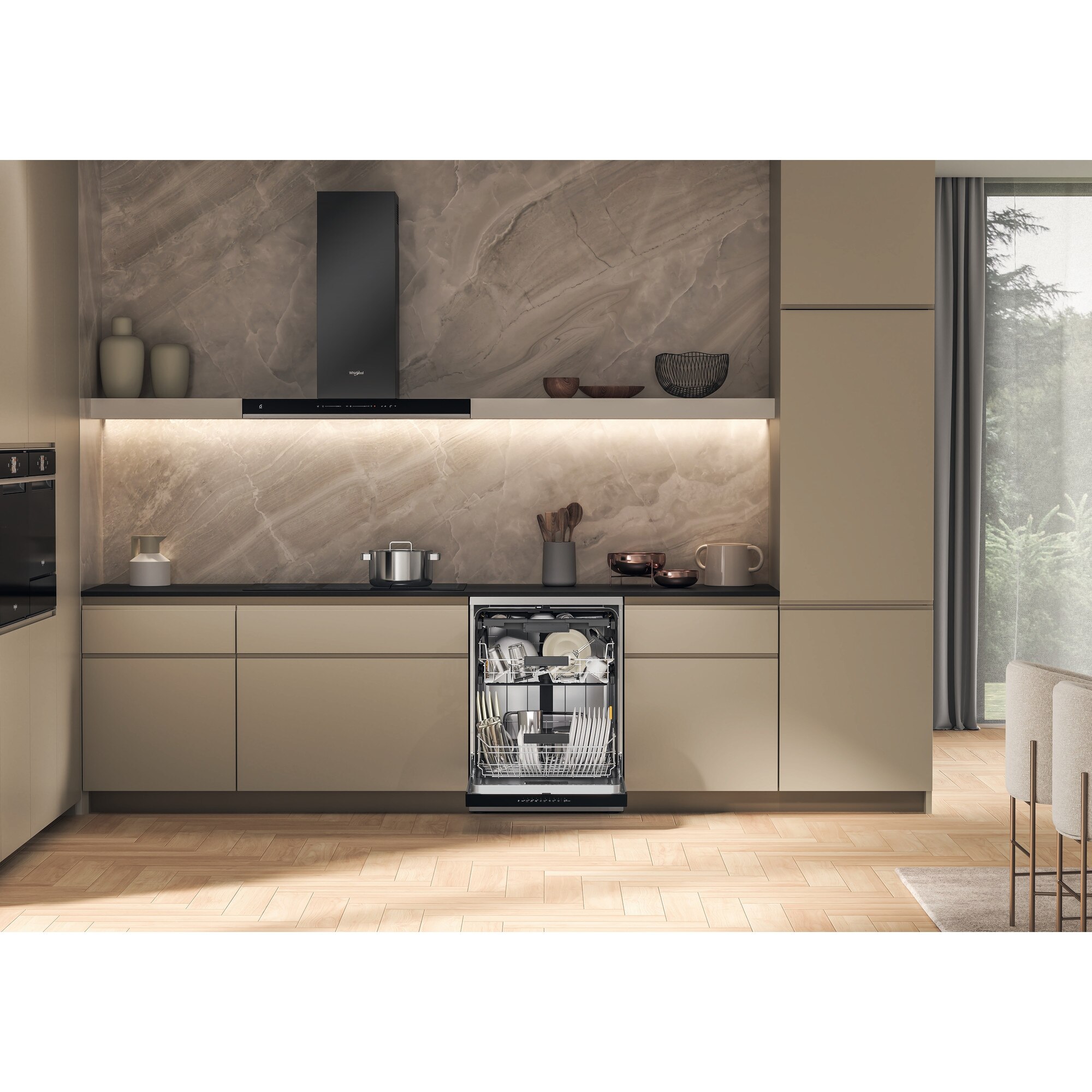 Lavavajillas Whirpool 15 servicios, 3º bandeja, 60 cm - W7F HP33 X Inox-6