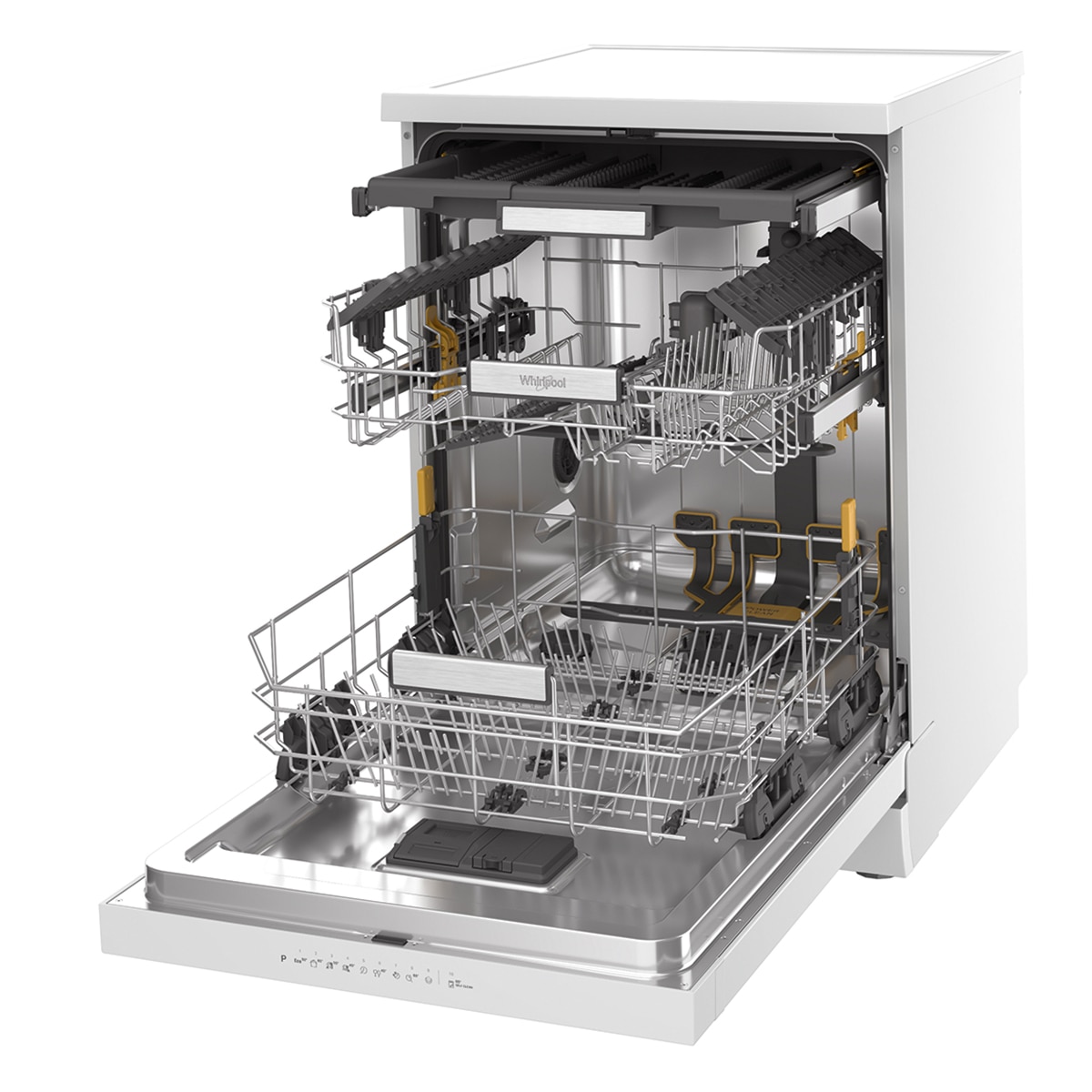 Máquina de Lavar Loiça Whirlpool W7F HP43 de 15 Conjuntos 3º Cesto e de 60 cm - Branco Branco-6