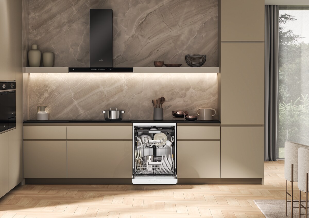 Máquina de Lavar Loiça Whirlpool W7F HP43 de 15 Conjuntos 3º Cesto e de 60 cm - Branco Branco-15