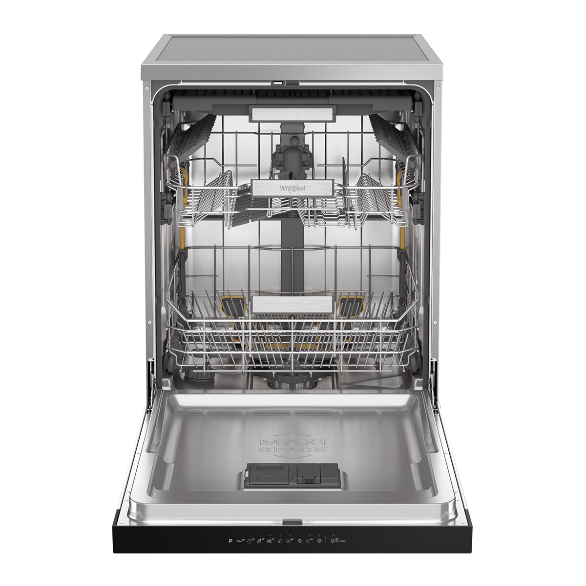 Máquina de Lavar Loiça Whirlpool W7F HP43 X de 15 Conjuntos, 3ª Bandeja e de 60 cm - Inox Inox-5