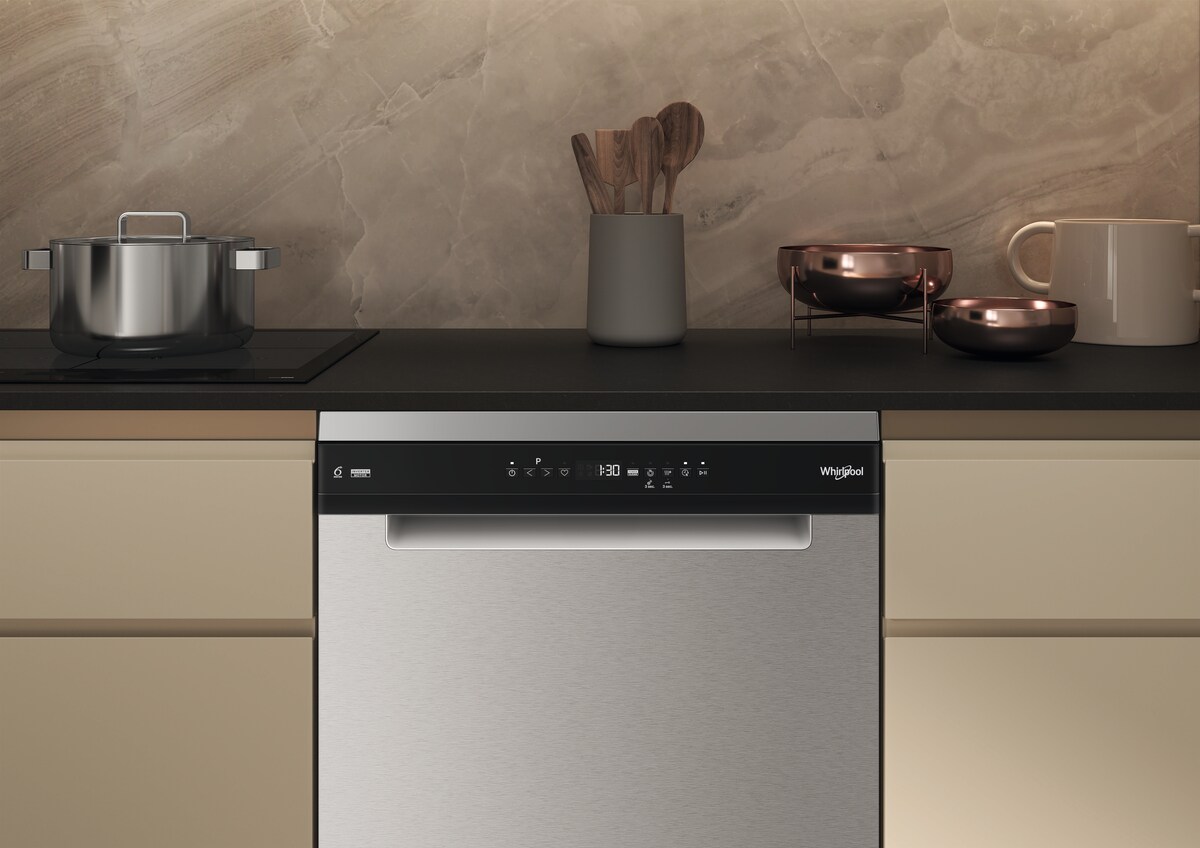 Máquina de Lavar Loiça Whirlpool W7F HP43 X de 15 Conjuntos, 3ª Bandeja e de 60 cm - Inox Inox-13