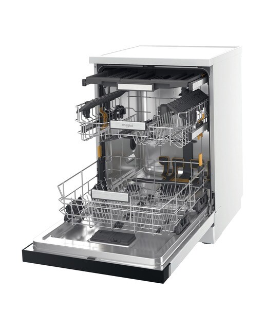 Máquina de Lavar Loiça Whirlpool W7F HS41 de 15 Conjuntos, 3ª Bandeja e de 60 cm - Branco Branco-4