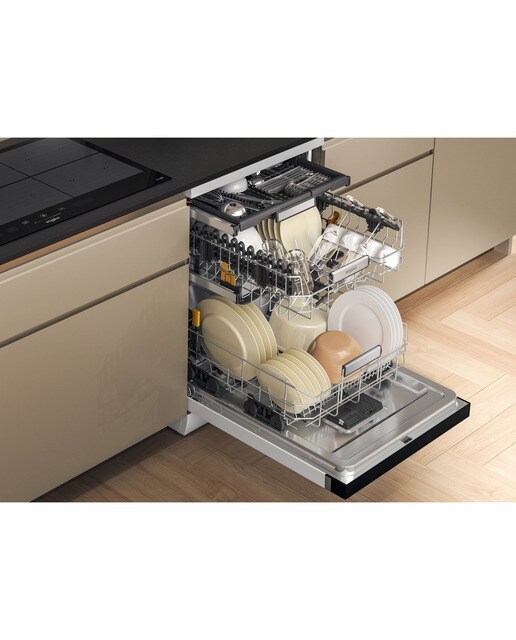 Máquina de Lavar Loiça Whirlpool W7F HS41 de 15 Conjuntos, 3ª Bandeja e de 60 cm - Branco Branco-5