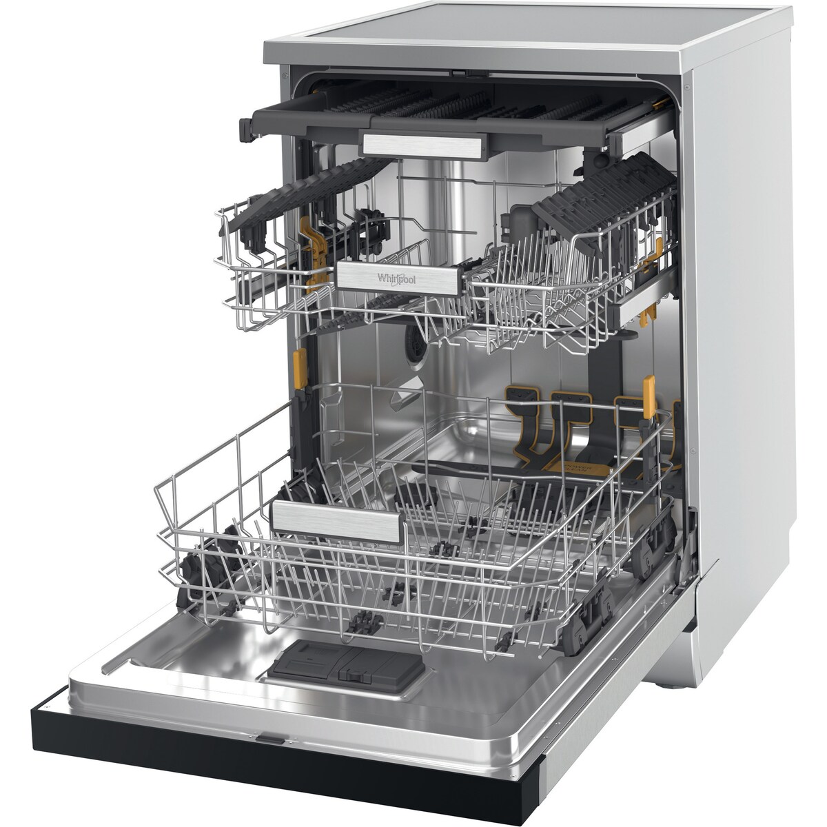 Máquina de Lavar Loiça Whirlpool W7F HS41 X de 15 Conjuntos 3º Cesto e de 60 cm - Inox Inox-10