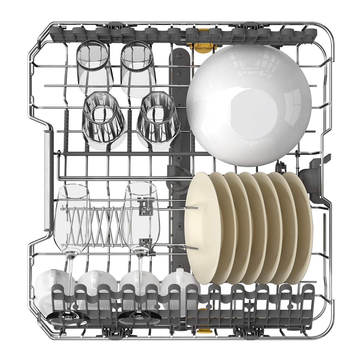 Lavavajillas Whirpool 15 servicios, 3º bandeja, 60 cm - W7F HS51 X Inox-11