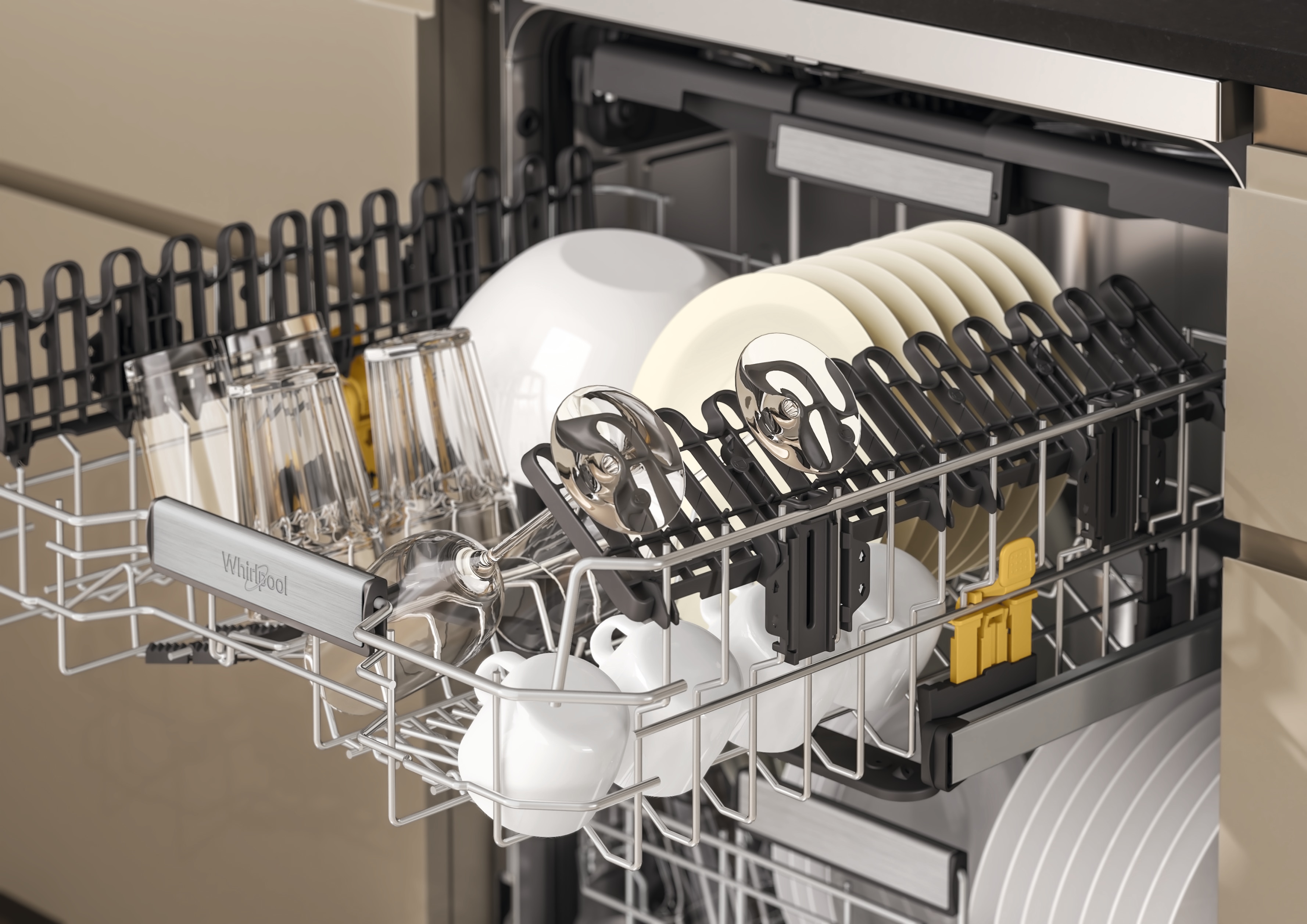 Lavavajillas Whirpool 15 servicios, 3º bandeja, 60 cm - W7F HS51 X Inox-17