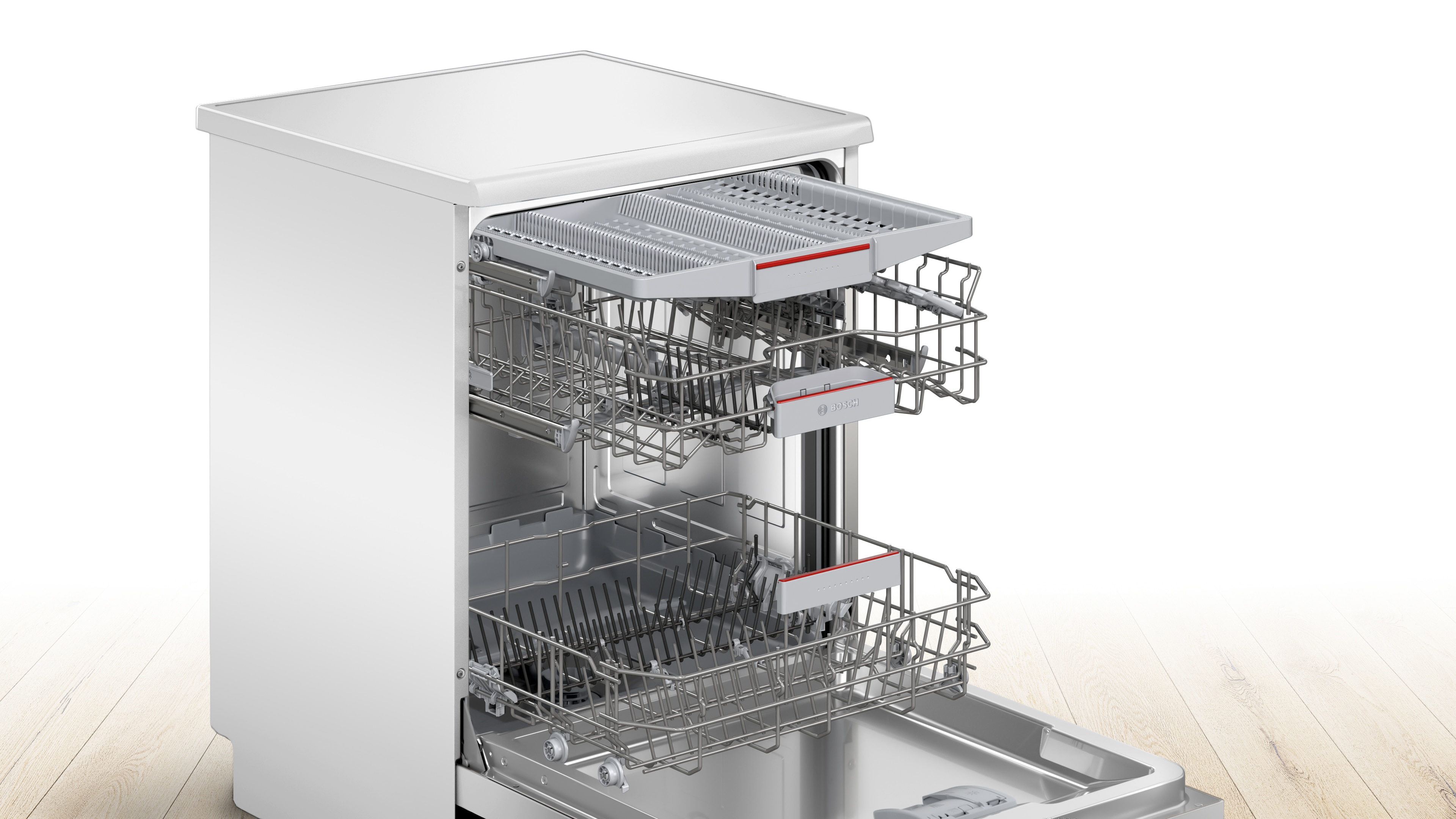 Lavavajillas Bosch 14 servicios, Bandeja para cubiertos, 60 cm - SMS4HVW02E Blanco-2