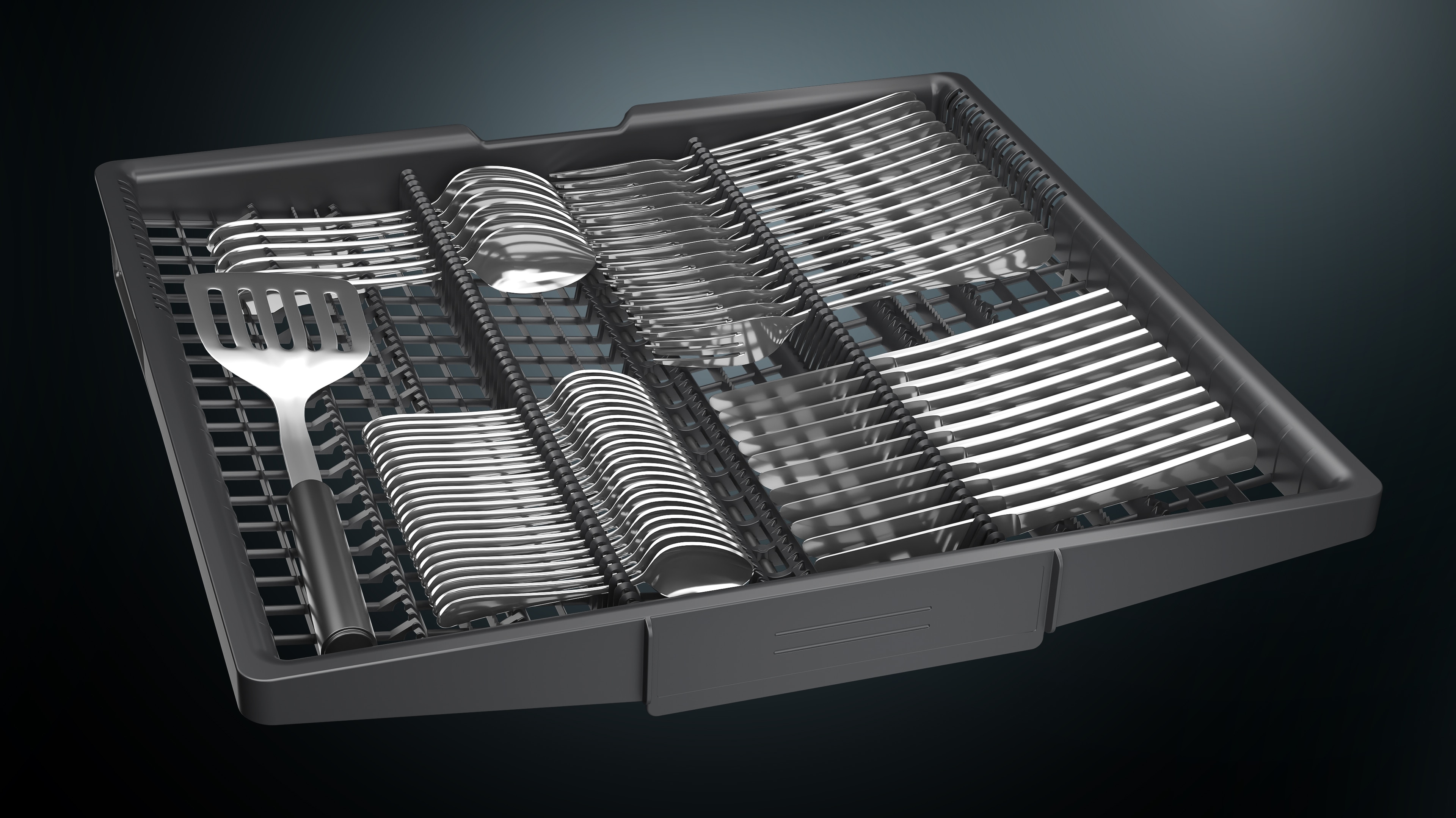 Lavavajillas Siemens 14 servicios, Bandeja Cubiertos , 60 cm - SN23EI03ME Acero Inox-6