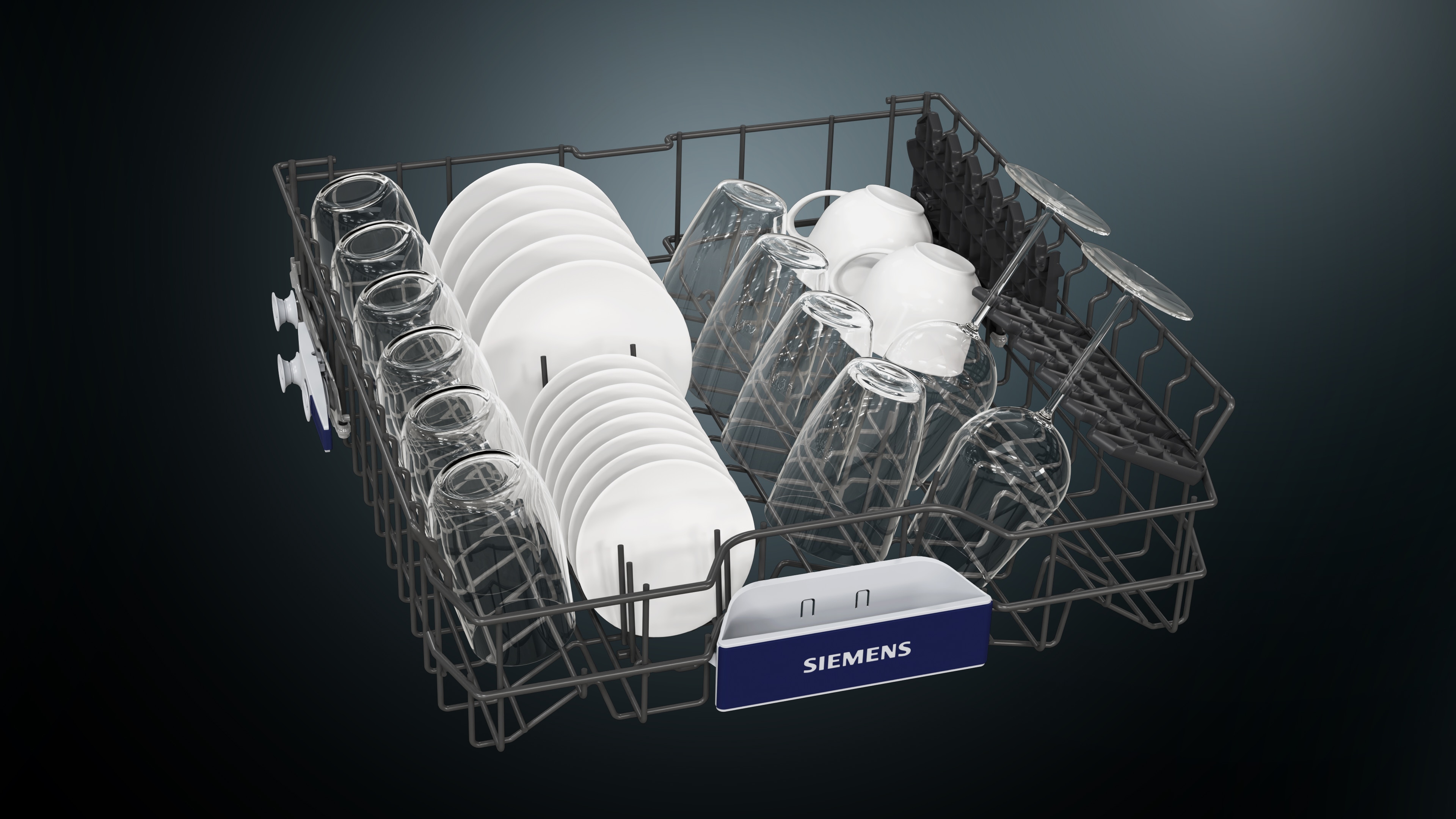 Lavavajillas Siemens 14 servicios, Bandeja Cubiertos , 60 cm - SN23EI03ME Acero Inox-7