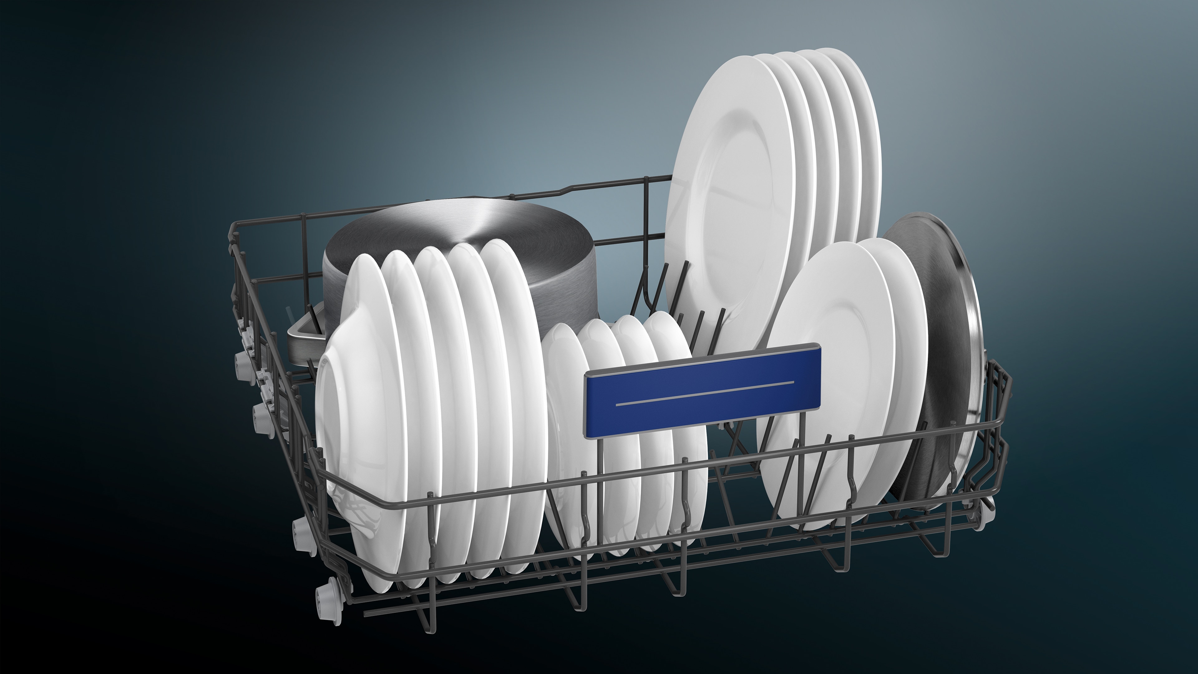 Lavavajillas Siemens 14 servicios, Bandeja Cubiertos , 60 cm - SN23EI03ME Acero Inox-8