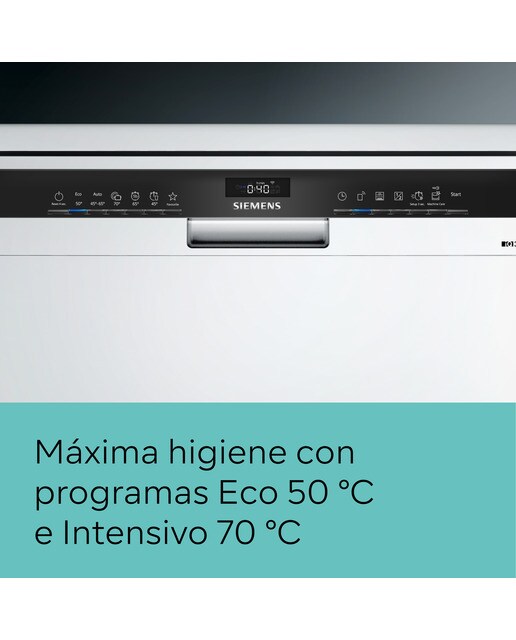 Máquina de Lavar Loiça Siemens iQ300 SN23HW02ME 3º Tabuleiro, de 14 Conjuntos e de 60 cm - Branco Branco-3