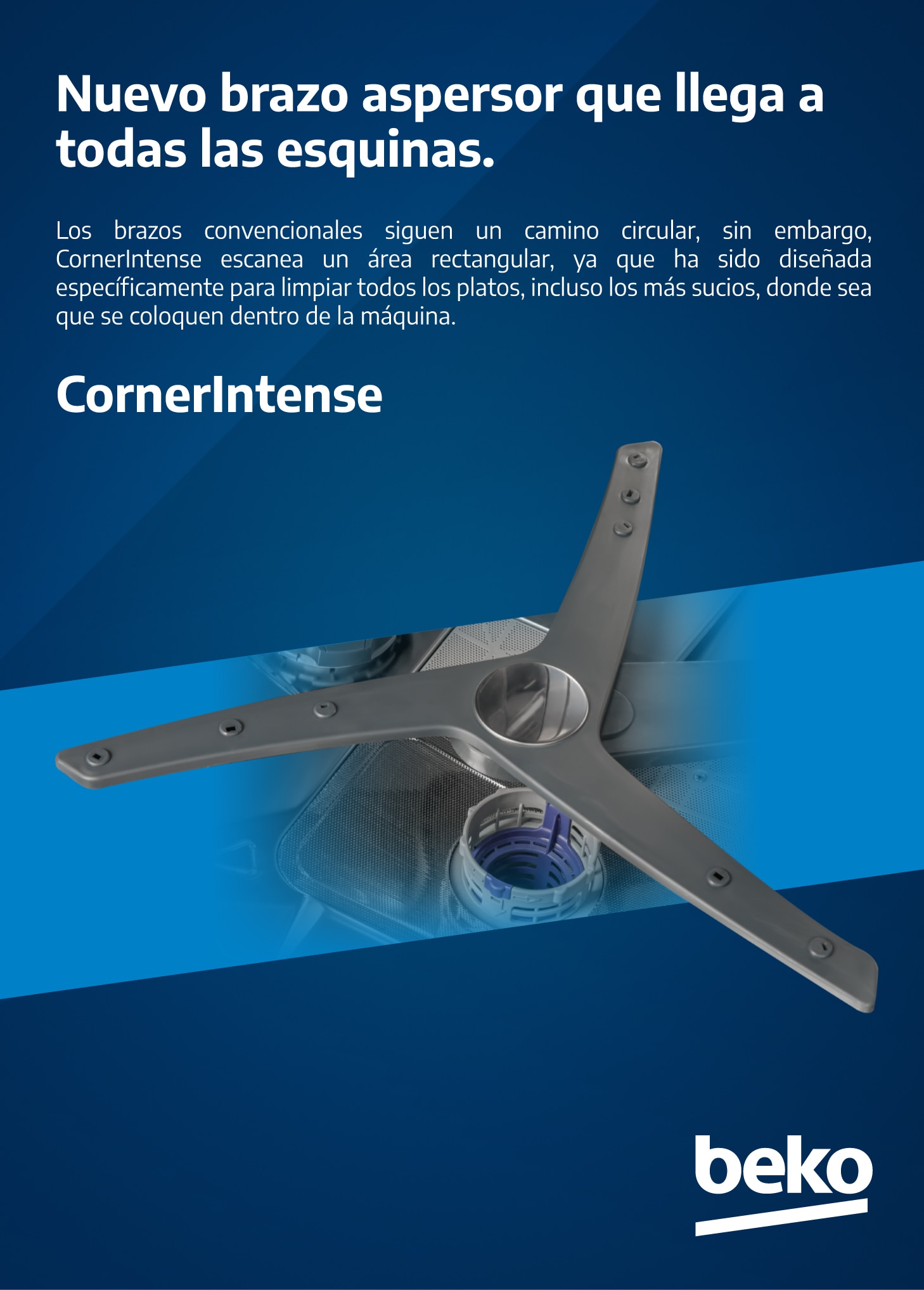 Lavavajillas Beko 14 servicios, 60 cm - BDFN26440WC - Blanco Blanco-12