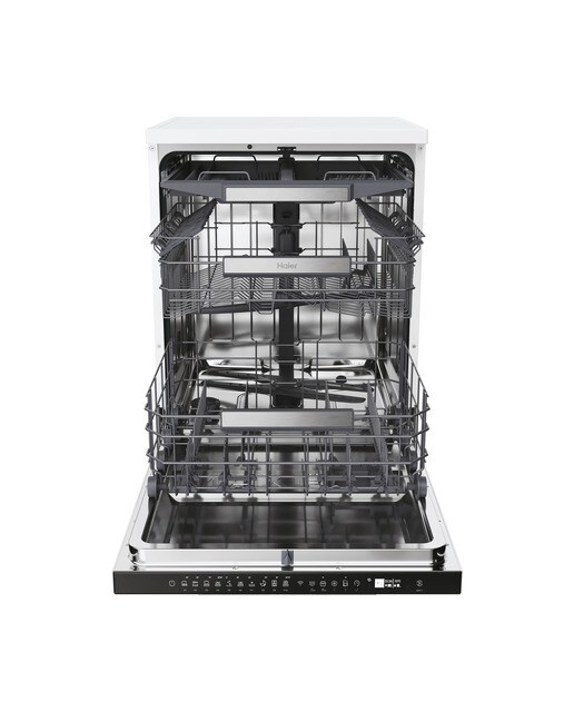 Lavavajillas Haier 15 servicios, 60 cm, 3º bandeja, con WIFI I-PRO SHINE - XF 5C4M1W Blanco-4