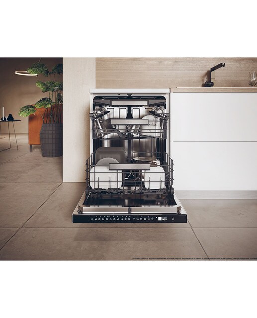 Lavavajillas Haier 15 servicios, 60 cm, 3º bandeja, con WIFI I-PRO SHINE - XF 5C4M1W Blanco-12