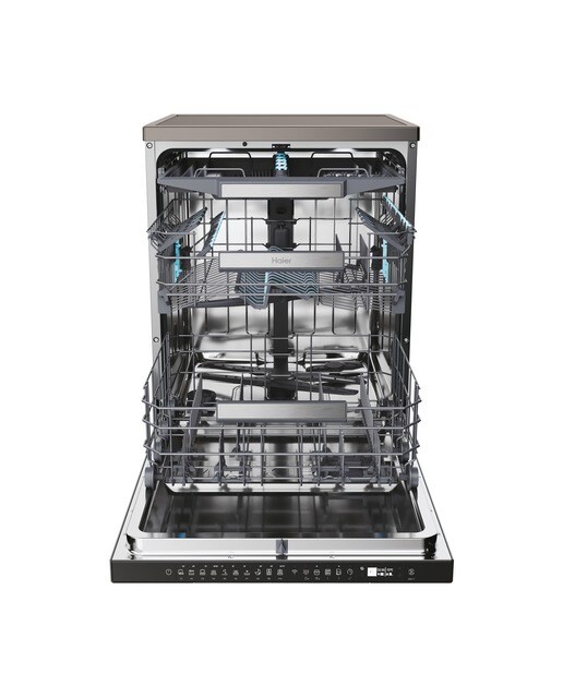 Lavavajillas Haier 14 servicios, 60 cm con WIFI I-PRO SHINE - XF 4A4M4PA Antracita-3