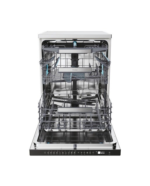 Lavavajillas Haier 14 servicios, 60 cm con WIFI I-PRO SHINE - XF 4A4M4PX - Inox Inox-4