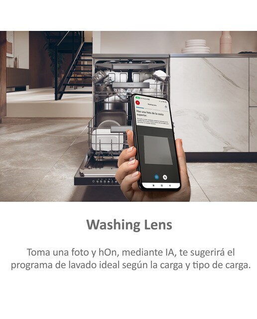 Lavavajillas Haier 14 servicios, 60 cm con WIFI I-PRO SHINE - XF 4A4M4PX - Inox Inox-8