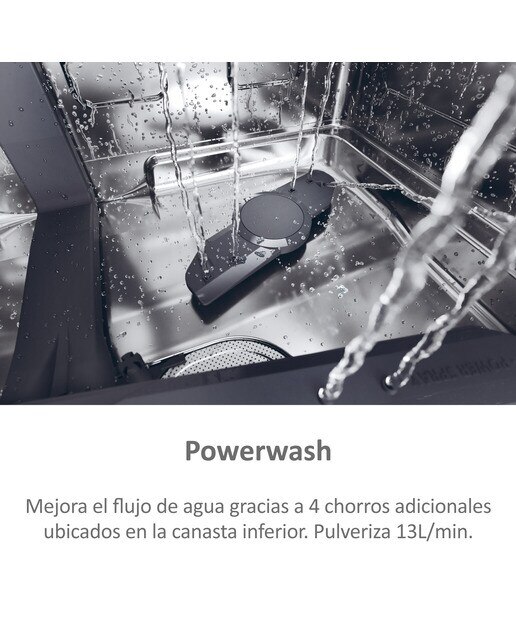 Lavavajillas Haier 14 servicios, 60 cm con WIFI I-PRO SHINE - XF 4A4M4PX - Inox Inox-11