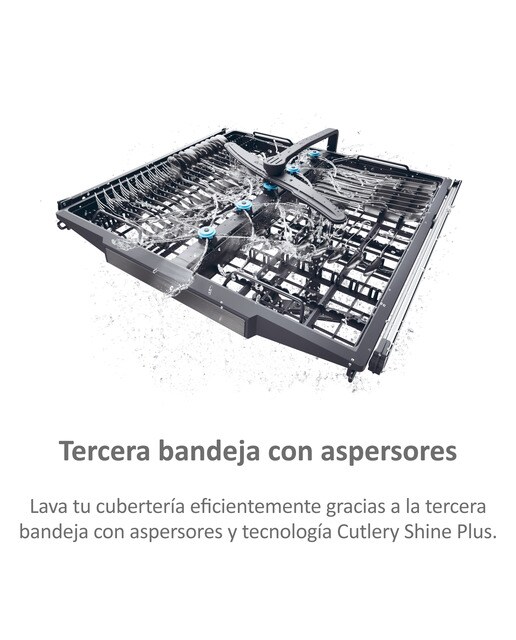 Lavavajillas Haier 14 servicios, 60 cm con WIFI I-PRO SHINE - XF 4A4M4PX - Inox Inox-12