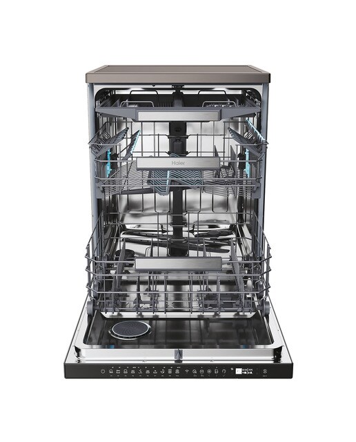 Máquina de Lavar Loiça Haier Loiça I-Pro Shine Série 5 XF 6B0M3PDA 3ª Bandeja, de 16 Conjuntos e de 60 cm - Antracite Antracite-3