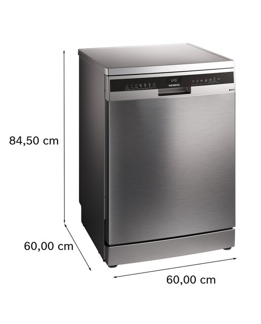 Imagen 2 de Lavavajillas Siemens 14 servicios, Bandeja Cubiertos, 60 cm iQ500 -SN25ZI08CE - Acero inoxidable antihuellas Acero inoxidable antihuellas