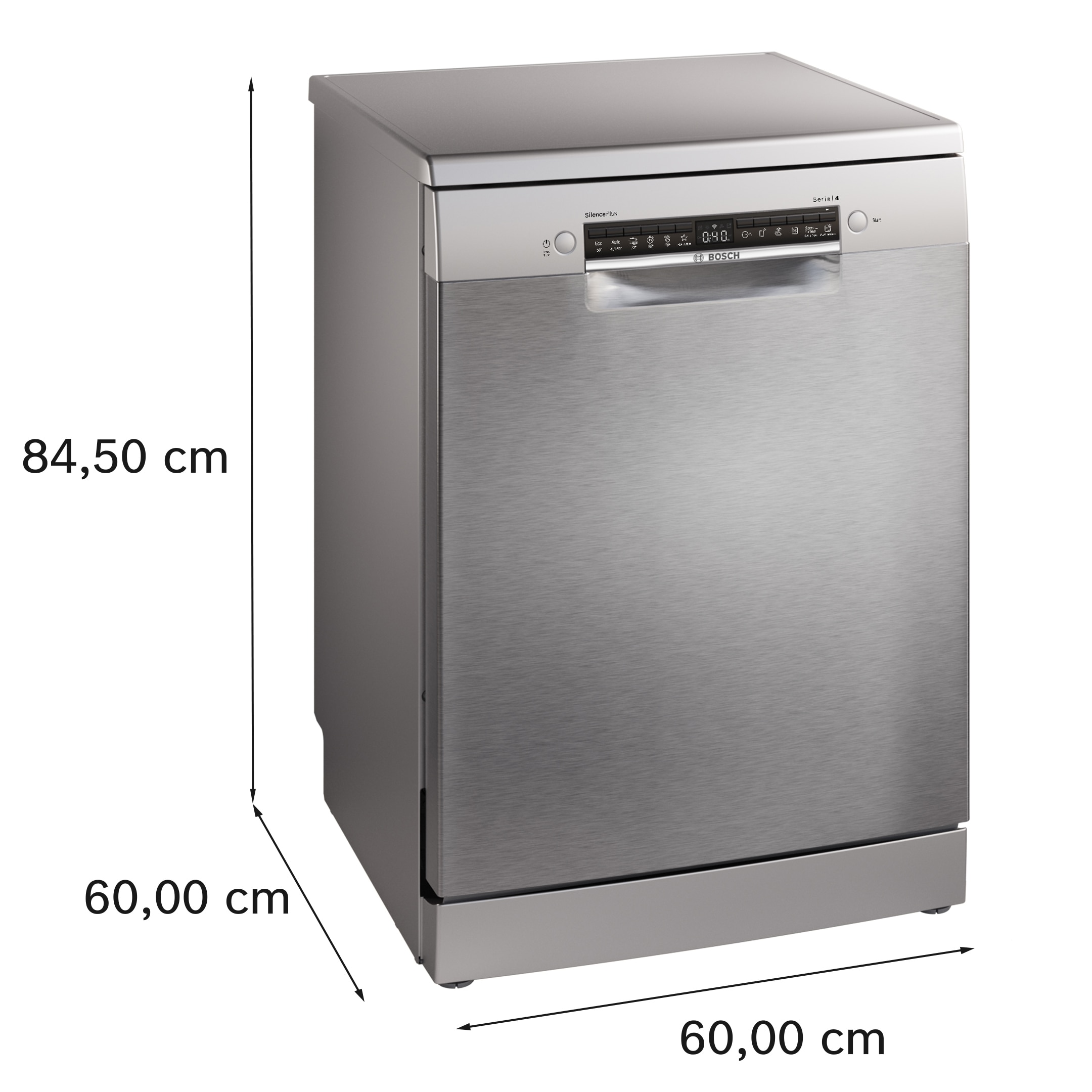 Lavavajillas Bosch 13 servicios, 60 cm - SMS4EKI06E Acero Inox-2