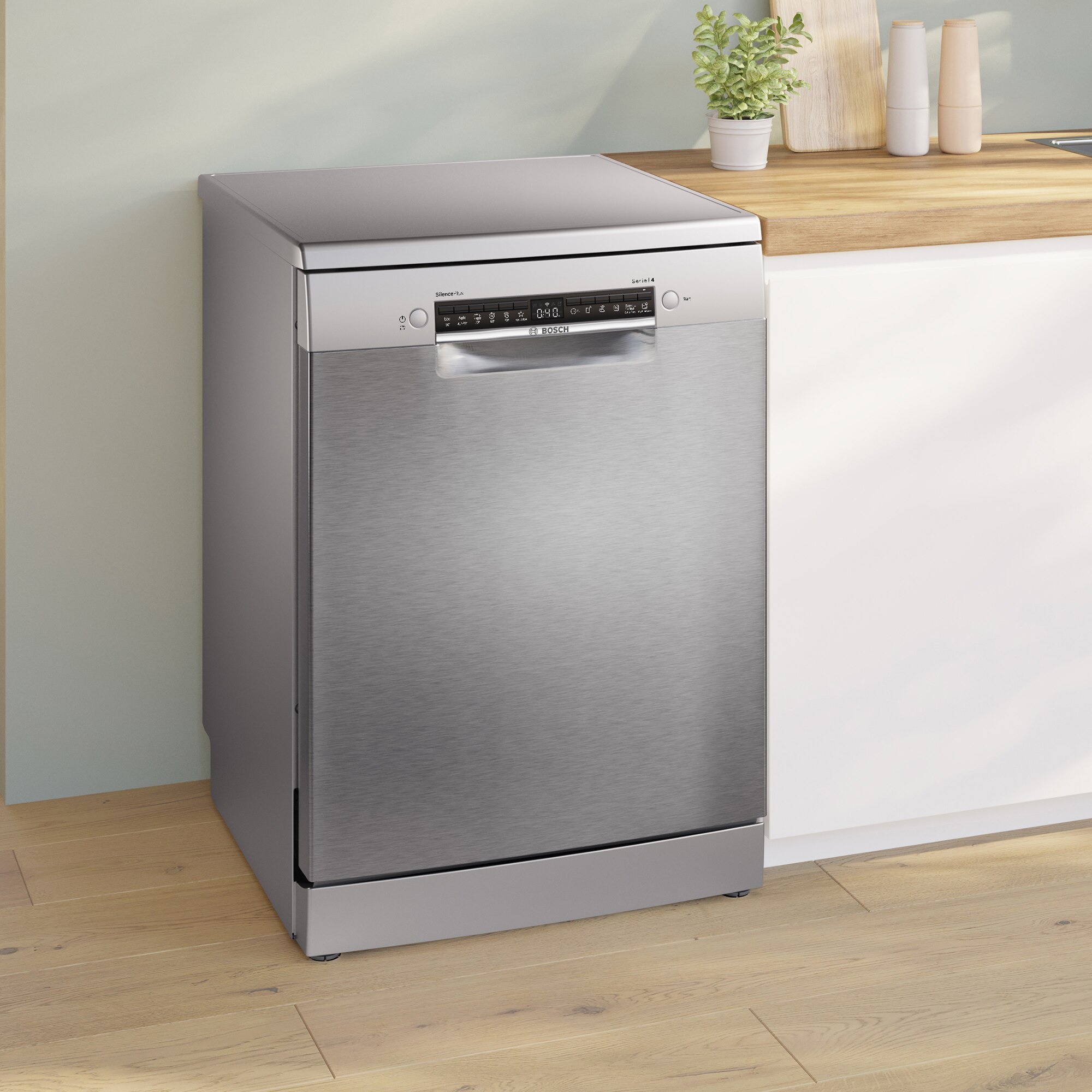 Lavavajillas Bosch 13 servicios, 60 cm - SMS4EKI06E Acero Inox-3