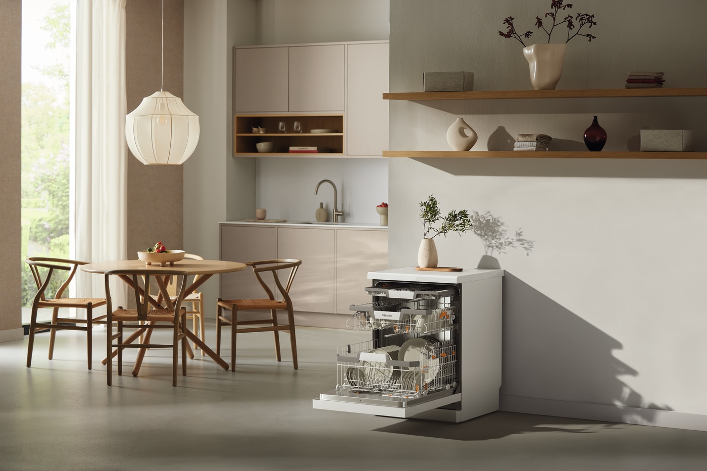 Máquina de Lavar Loiça Miele G 7130 SC BRWS AutoDos com PowerDisk de 14 Conjuntos e de 60 cm - Branco Branco brilho-7