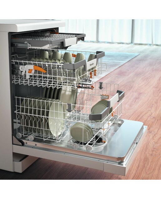 Máquina de Lavar Loiça Miele G 7600 SC BRWS AutoDos com PowerDisk de 14 Conjuntos e de 60 cm - Branco Branco-5
